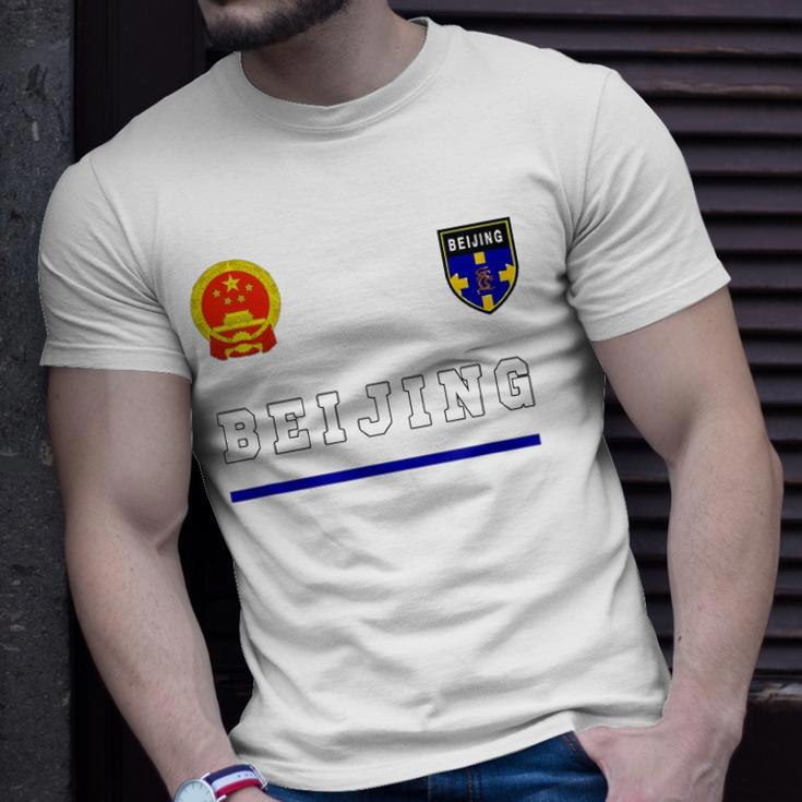 Beijing Soccer Jersey Tee Flag Football Unisex T-Shirt Gifts for Him