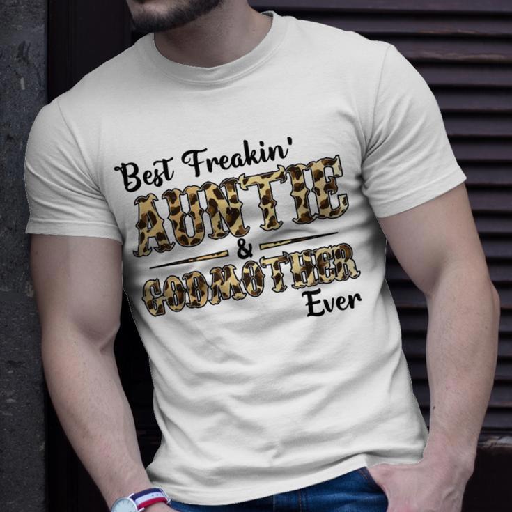 Best Freakin Auntie And God Mother Ever Unisex T-Shirt Gifts for Him