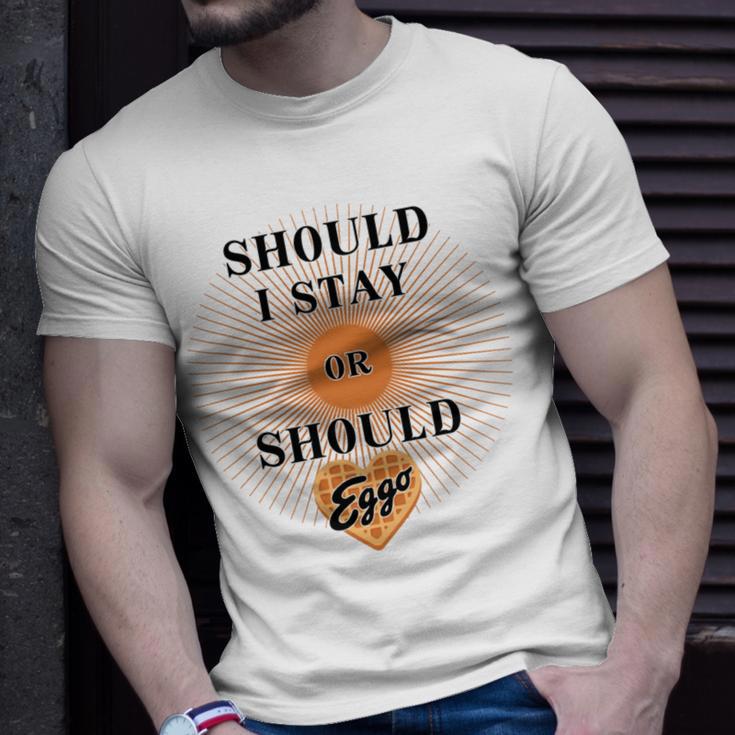 Best Seller Should I Stay Or Should Eggo Merchandise Unisex T-Shirt Gifts for Him