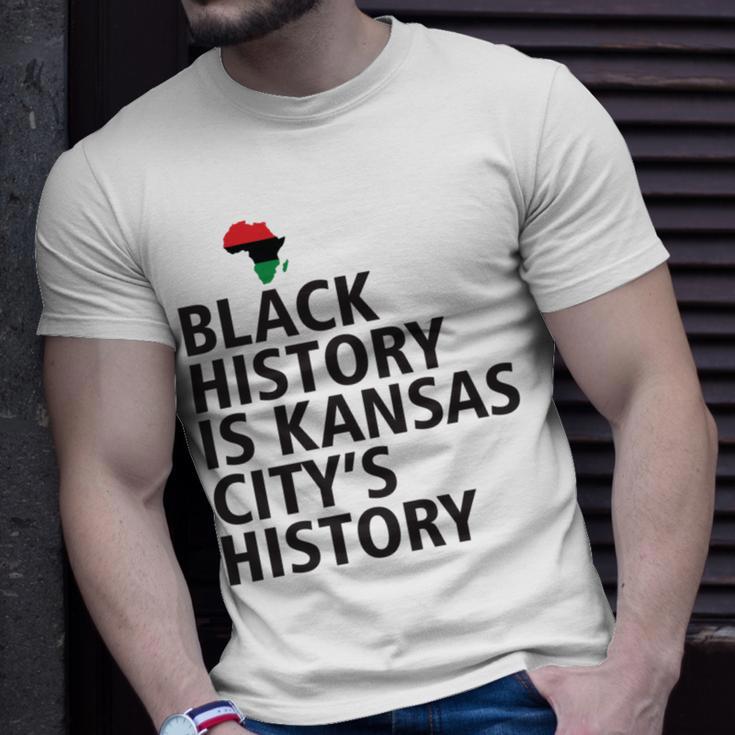 Black History Is Kansas Citys History Unisex T-Shirt Gifts for Him