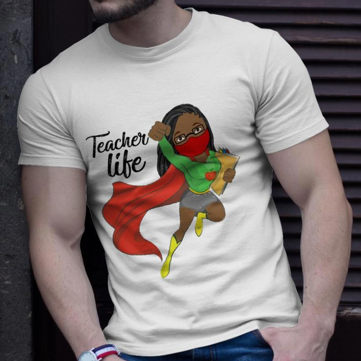 Black Teacher Life Locs Hair Afro Women Sunglasses Funny Unisex T-Shirt Gifts for Him