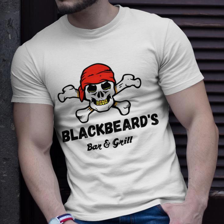 Blackbeards Bar Grill Unisex T-Shirt Gifts for Him