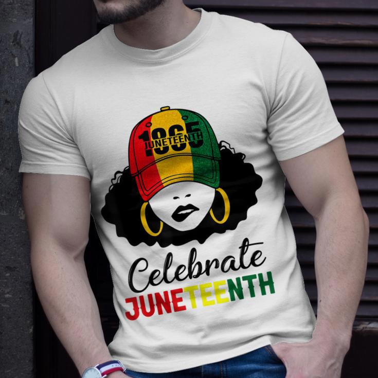 Celebrate Junenth 1865 Black Girl Magic Melanin Women Unisex T-Shirt Gifts for Him