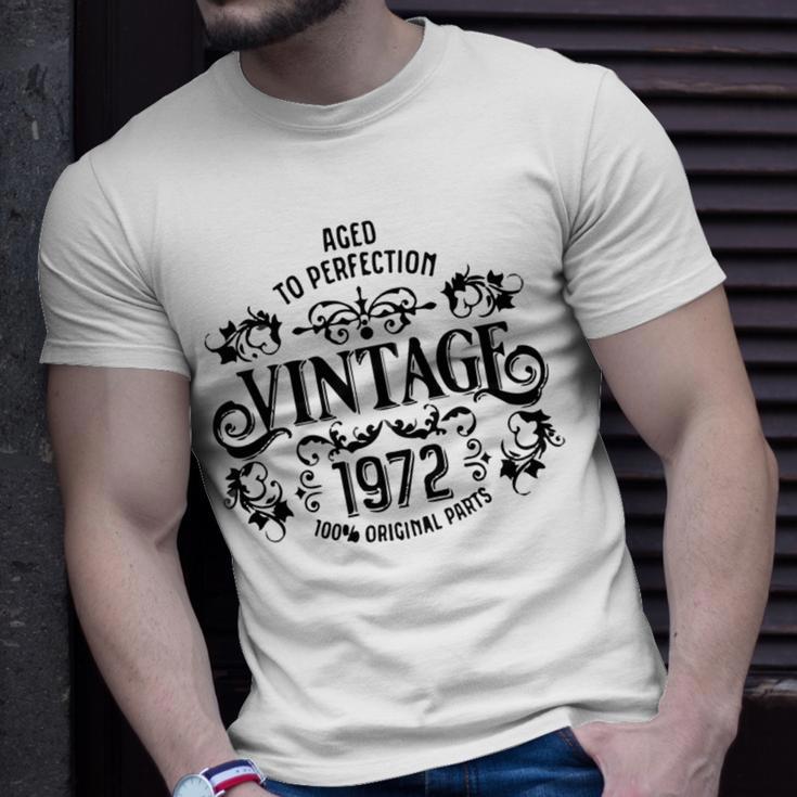 Copy Of 50Th Birthday Born 1972 Vintage Unisex T-Shirt Gifts for Him