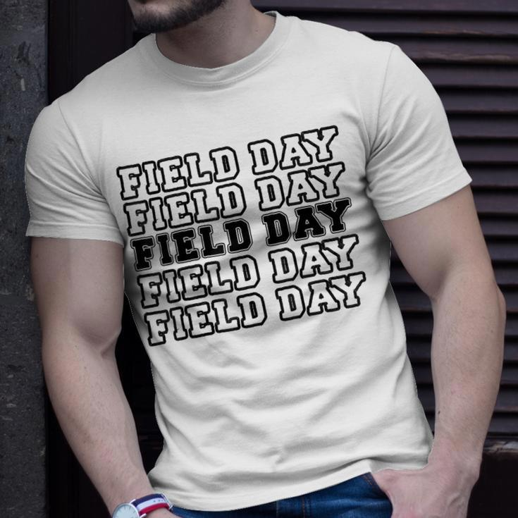 Field Day 2022 Last Day Of School Teacher Kids Yellow Unisex T-Shirt Gifts for Him