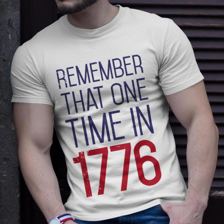 Fourth Of July Remember 1776 Funny 744 Shirt Unisex T-Shirt Gifts for Him