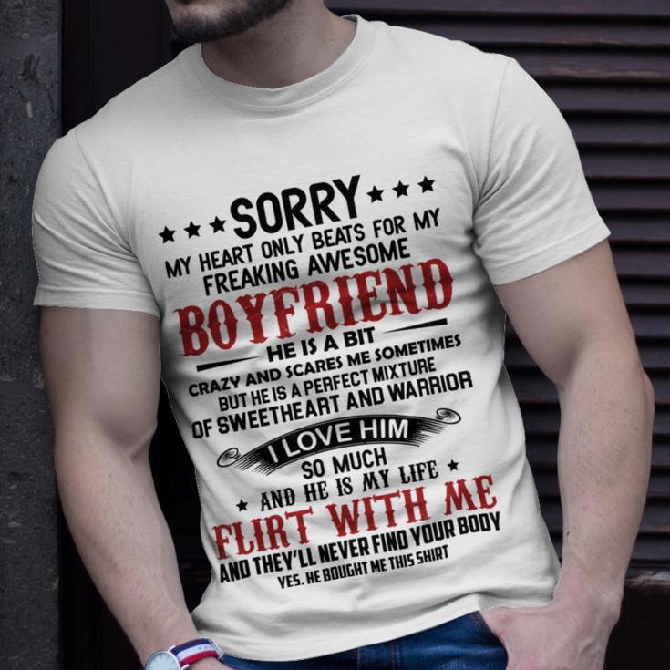 Freaking Awesome Boyfriend V2 Unisex T-Shirt Gifts for Him