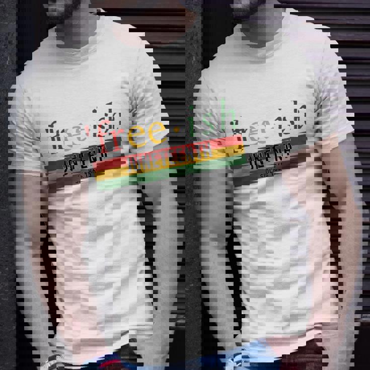 Free-Ish Since 1865 Juneteenth Black Freedom 1865 Black Pride T-shirt Gifts for Him