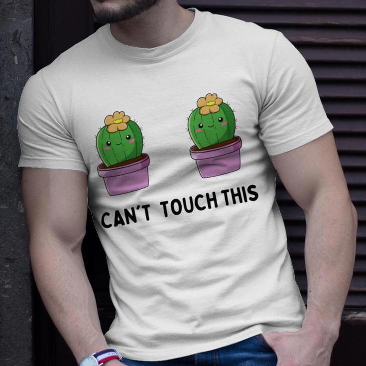 Funny Cactus Cant Touch This Unisex T-Shirt Gifts for Him