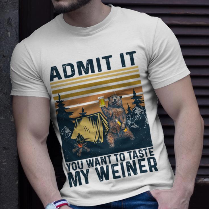 Funny Camping Admit It You Taste My 57 Shirt Unisex T-Shirt Gifts for Him