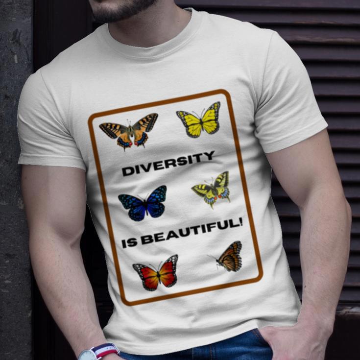 Funny The Butterfly Diversity Is Beatifull Tshirt Unisex T-Shirt Gifts for Him