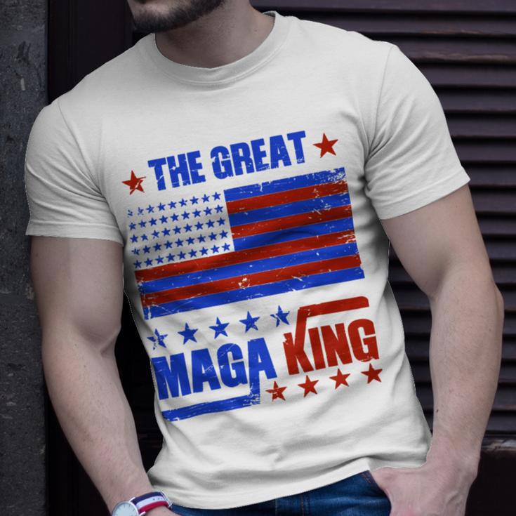 Funny The Return Of The Ultra Maga King Flag Gift Unisex T-Shirt Gifts for Him