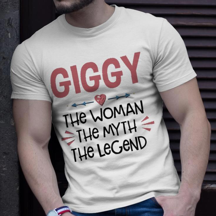 Giggy Grandma Giggy The Woman The Myth The Legend T-Shirt Gifts for Him
