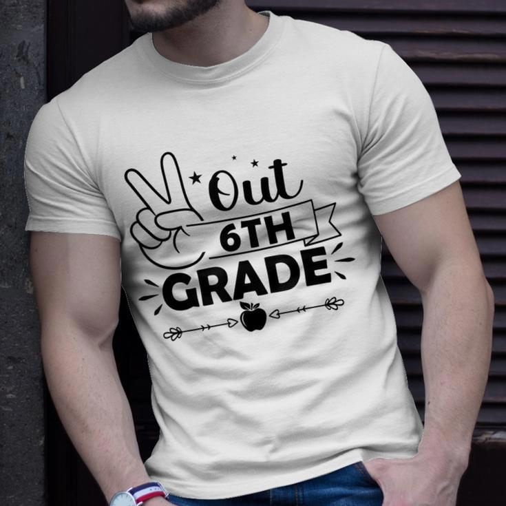 Graduation Peace Out 6Th Grade Funny End Of School Year Unisex T-Shirt Gifts for Him