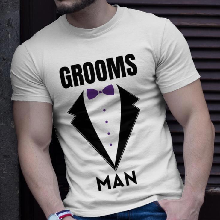 Groomsman Grooms Squad Stag Party Friends Themed Unisex T-Shirt Gifts for Him