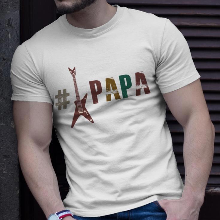 Guitar Papa Unisex T-Shirt Gifts for Him