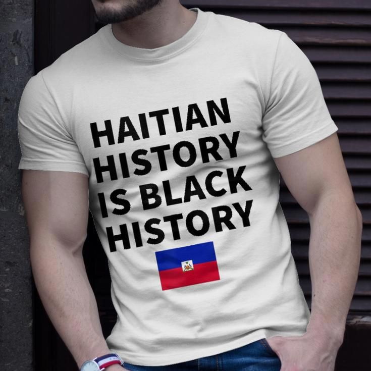 Haitian History Is Black History Haiti Zoe Pride Flag Day T-shirt Gifts for Him