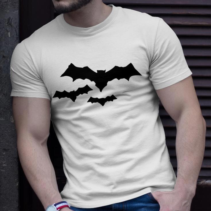 Halloween Scary Vampire Bats Pattern Unisex T-Shirt Gifts for Him