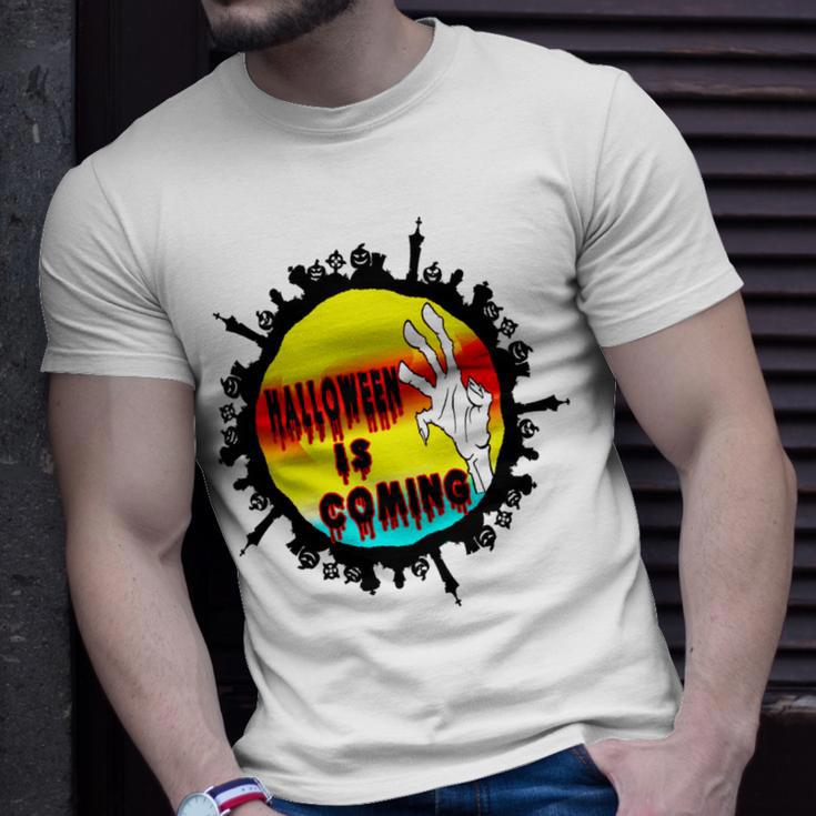 Halloween Time Is Coming Unisex T-Shirt Gifts for Him