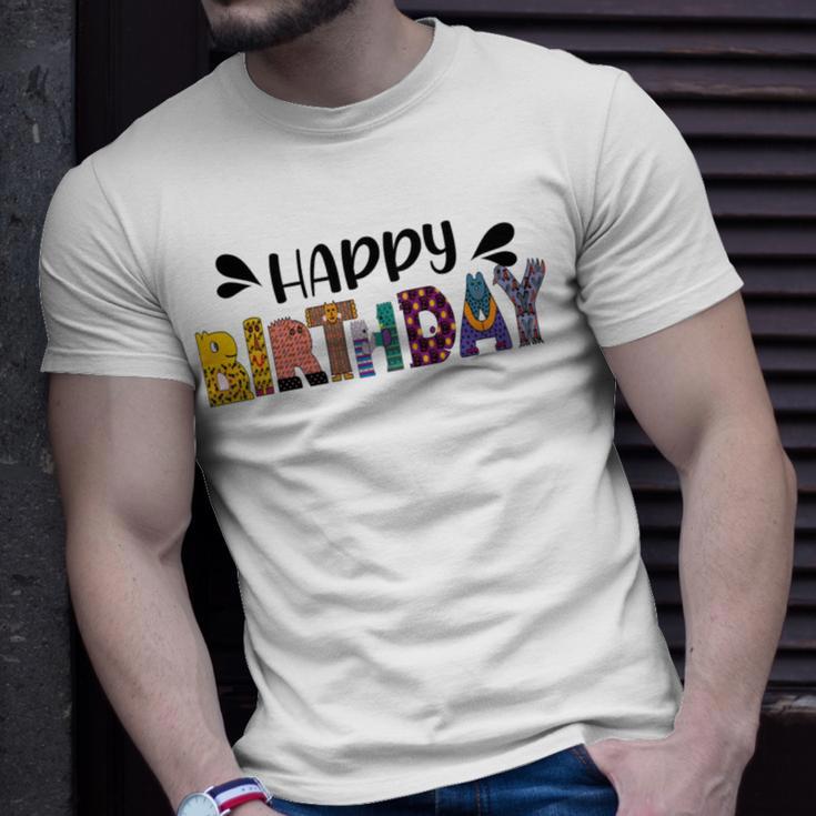 Happy Birthday V2 Unisex T-Shirt Gifts for Him