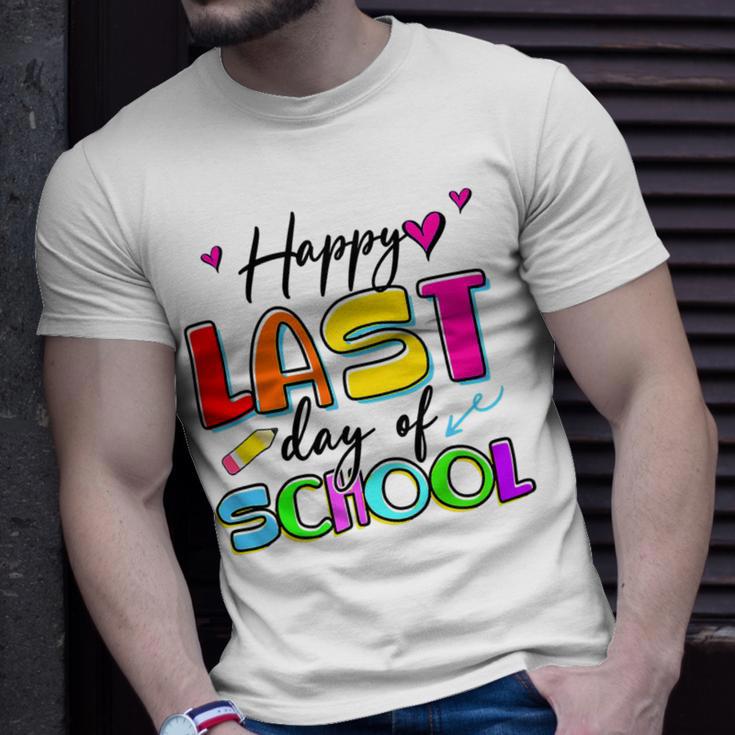 Happy Last Day Of School Graduation Students And Teacher Unisex T-Shirt Gifts for Him