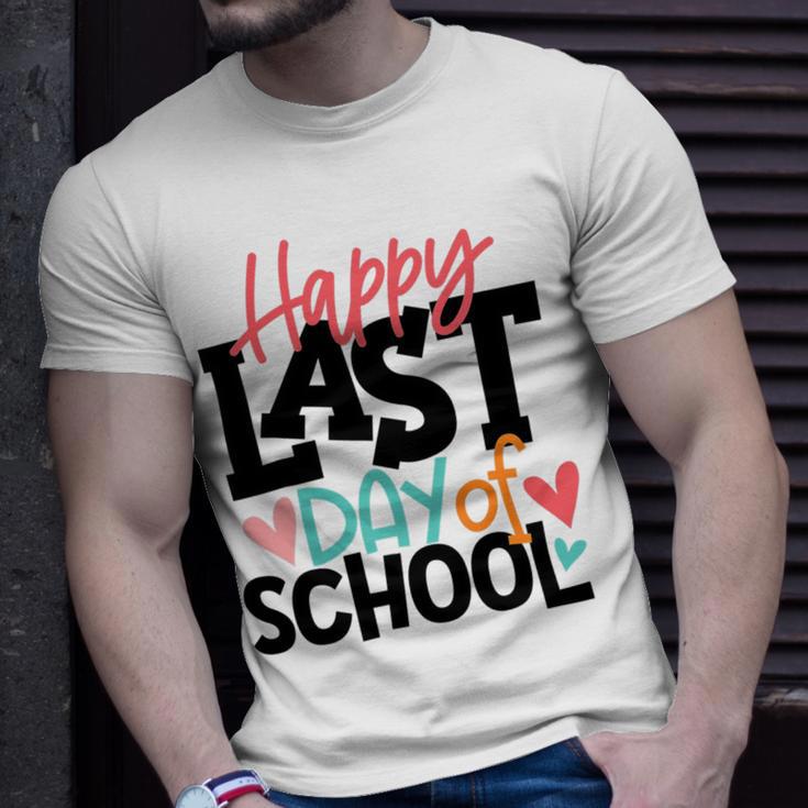 Happy Last Day Of School Shirt Kids Teacher Graduation Unisex T-Shirt Gifts for Him