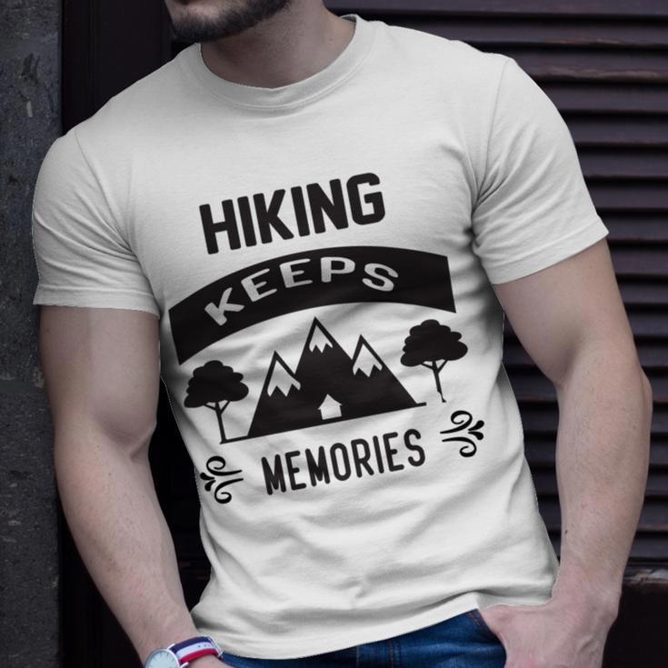 Hiking Keeps Memories Gifts For Who Loves Hiking Hunting V2 Unisex T-Shirt Gifts for Him