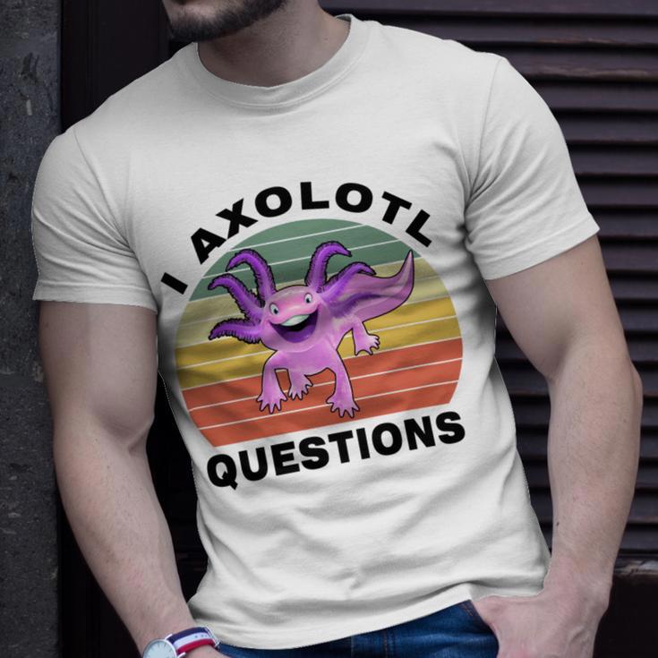 I Axlotl Questions Cute Axlotl V2 Unisex T-Shirt Gifts for Him