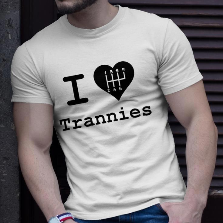 I Love Trannies Heart Car Lovers Gift Unisex T-Shirt Gifts for Him