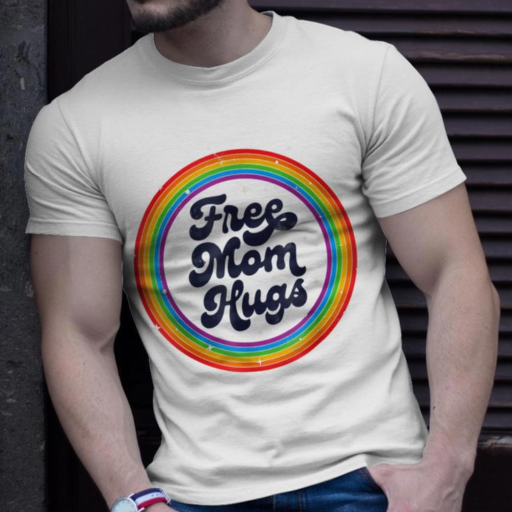 Lgbtq Free Mom Hugs Gay Pride Lgbt Ally Rainbow Lgbt Unisex T-Shirt Gifts for Him