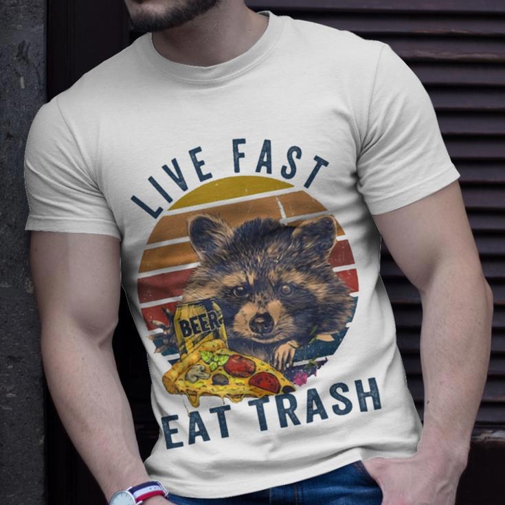 Live Fast Eat Trash 789 Shirt Unisex T-Shirt Gifts for Him