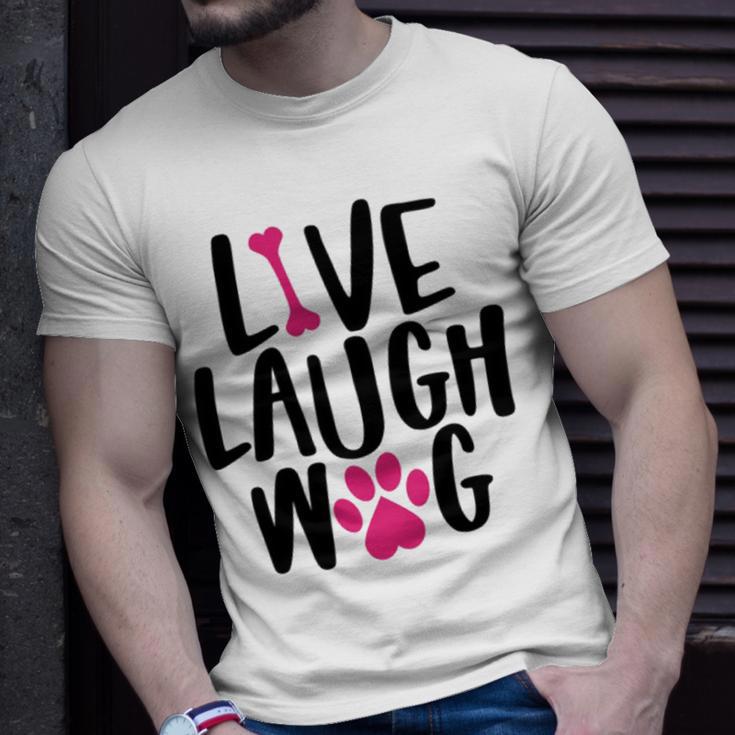 Live Laugh Bark 9 Trending Shirt Unisex T-Shirt Gifts for Him