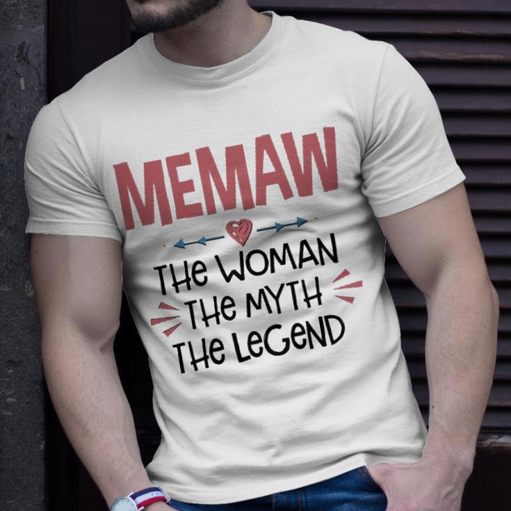 Memaw Grandma Memaw The Woman The Myth The Legend T-Shirt Gifts for Him
