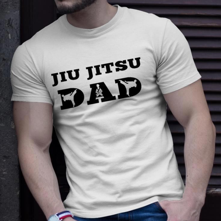 Mens Brazilian Jiu Jitsu Dad Fighter Dad Gift Unisex T-Shirt Gifts for Him