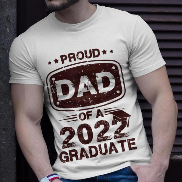 Mens Proud Dad Of A Class Of 2022 Graduate Senior Graduation Best Unisex T-Shirt Gifts for Him