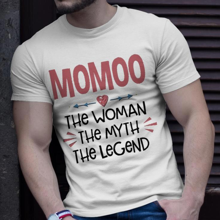 Momoo Grandma Momoo The Woman The Myth The Legend T-Shirt Gifts for Him