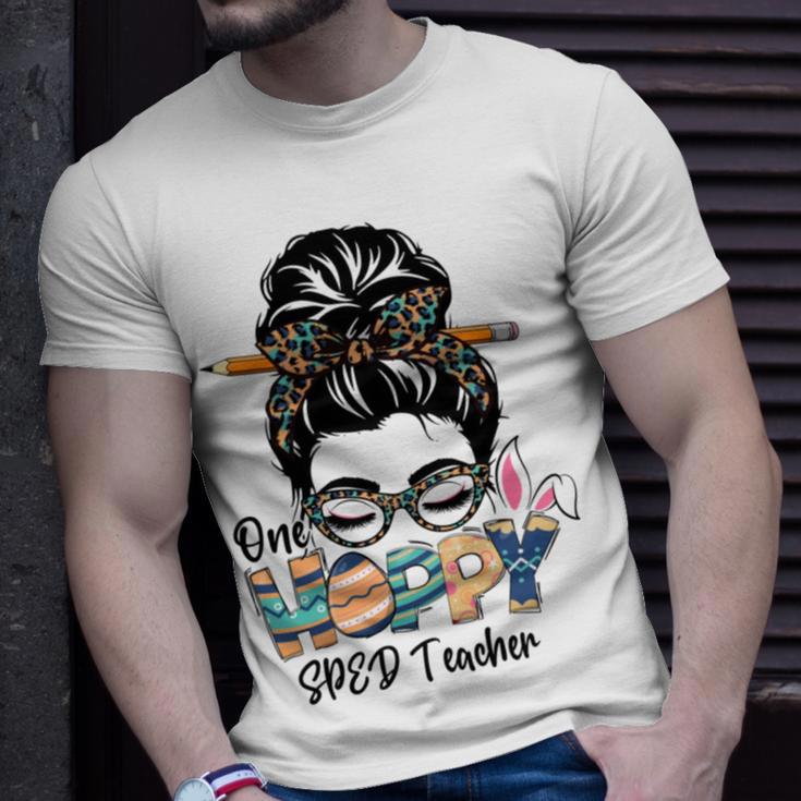 One Hoppy Mama Shirt Gift For Easter Spring Women Easter Women Gifts For Mom Mom One Happy Mama Easte Unisex T-Shirt Gifts for Him