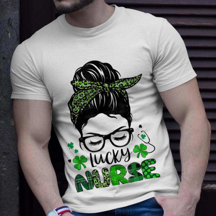 One Lucky Nurse St Patricks Day For Women Funny Nurse Unisex T-Shirt Gifts for Him