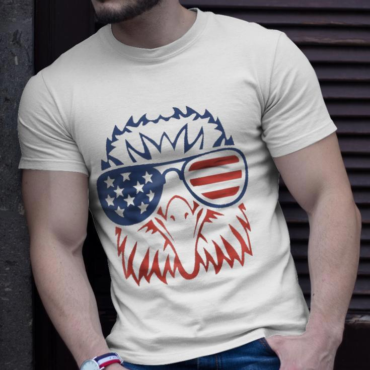 Patriotic Eagle 4Th Of July Usa American Flagraglan Baseball Unisex T-Shirt Gifts for Him