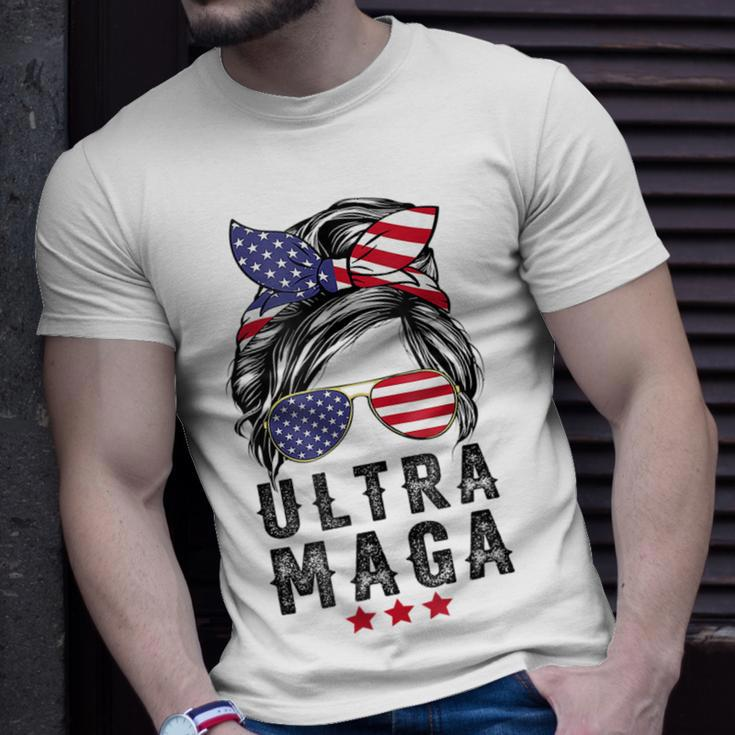 Pro Trump Ultra Mega Messy Bun V2 Unisex T-Shirt Gifts for Him