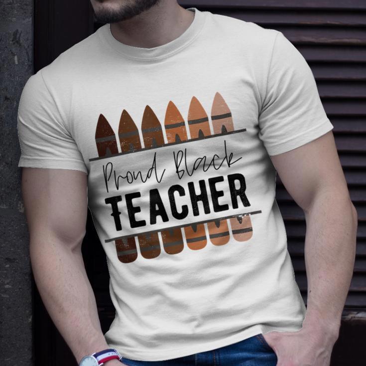 Proud Black Teacher Black History Month Teacher Unisex T-Shirt Gifts for Him