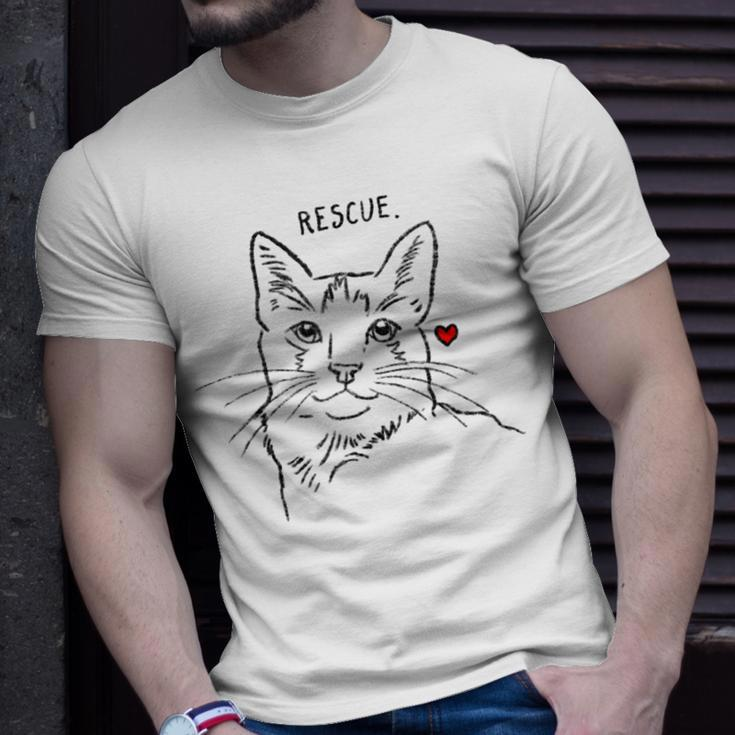 Rescue Cat Rescue Mom Adopt Dont Shop Pet Adoption T-shirt Gifts for Him