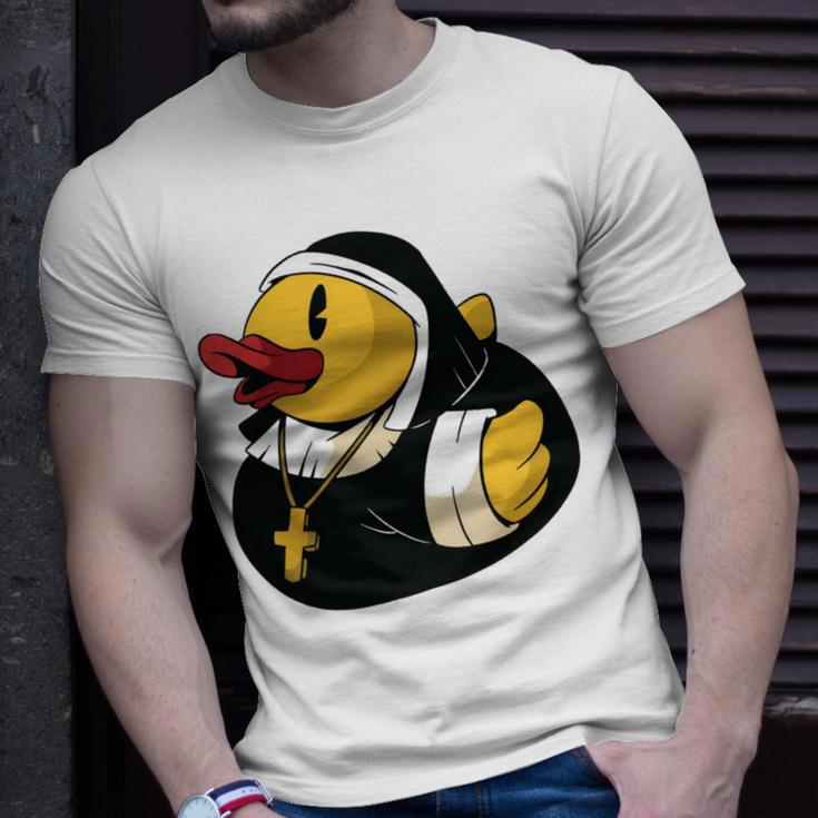 Rubber Duck Nun Unisex T-Shirt Gifts for Him