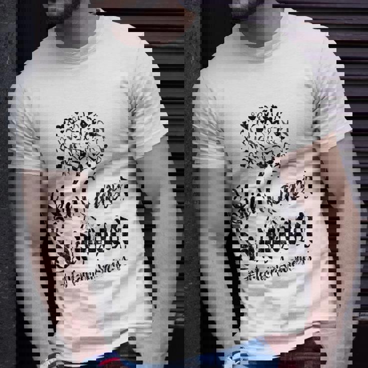 Skin Cancer Survivor- Melanoma Awareness T-shirt Gifts for Him Skin Cancer Survivor- Melanoma Awareness T-shirt Gifts for Him