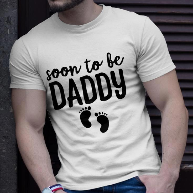 Soon To Be Daddy Funny Pregnancy Announcement Dad Father Unisex T-Shirt Gifts for Him