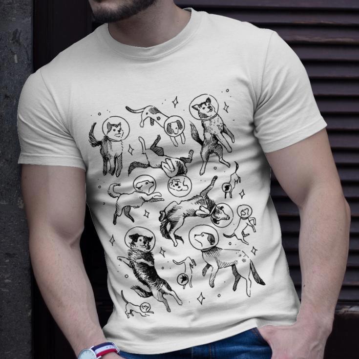 Space Dogs Unisex T-Shirt Gifts for Him