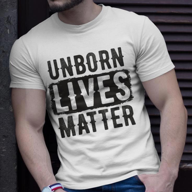 Unborn Lives Matter Unisex T-Shirt Gifts for Him