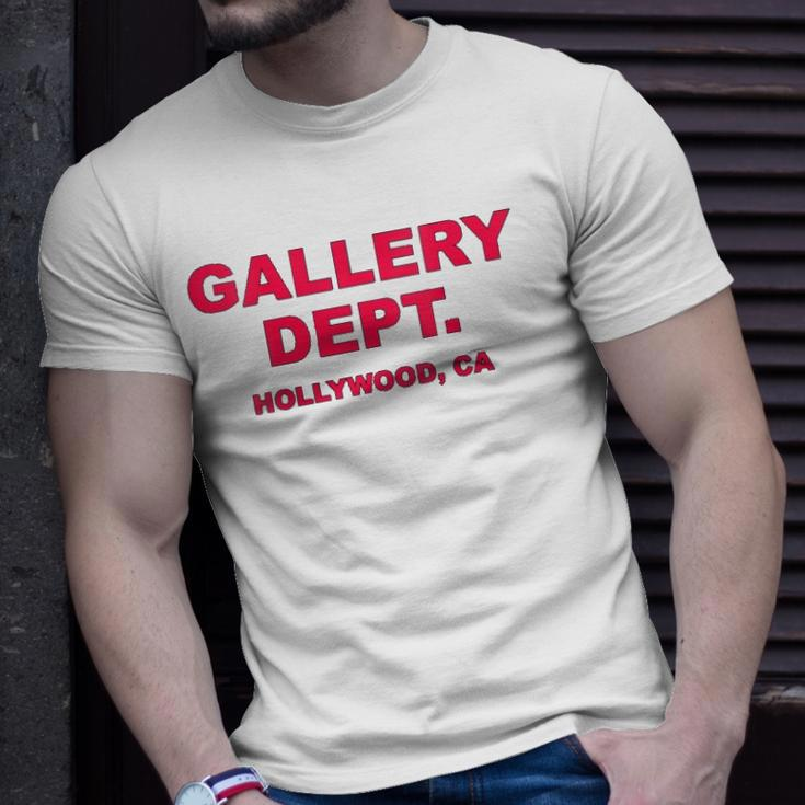 Womens Gallery Dept Hollywood Ca Clothing Brand Gift Able Unisex T-Shirt Gifts for Him