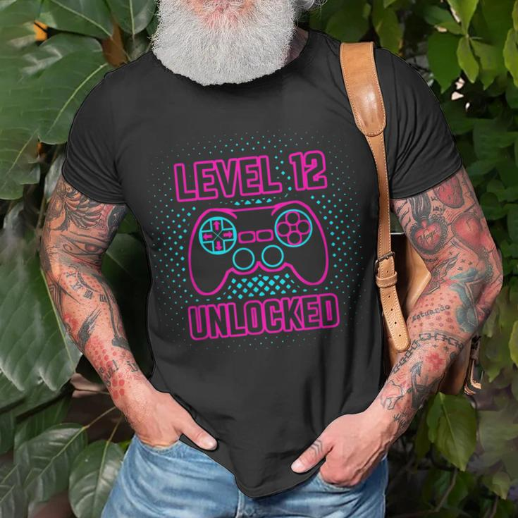 12 Year Old 12Th Video Gamer Gaming Birthday Party Boys Girl Unisex T-Shirt Gifts for Old Men