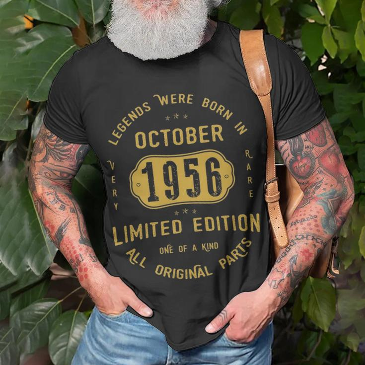 1956 October Birthday 1956 October Limited Edition T-Shirt Gifts for Old Men